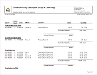 Evidence Reporting: Drugs and Cash - Drug Trak © - Police Trak Systems