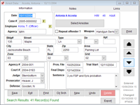 Arrest Data - Drug Trak © - Police Trak Systems