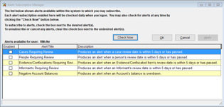 Investigative Alerts - Drug Trak © - Police Trak Systems