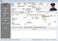 Officer/Employee Data - IA Trak © - Police Trak Systems